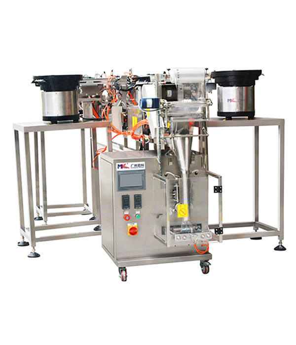 MK-LS5五盤下料五金螺絲配件分揀包裝機(jī)